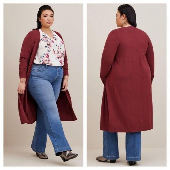 torrid Sweaters - Torrid Everyday Soft Duster Open Front Sweater